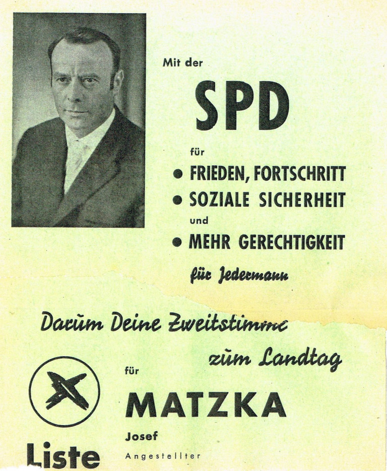 Landtagskandidat Josef Matzka